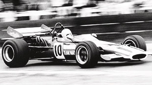 The McLaren M10B Repco Formula 5000 in which Frank Matich won the 1970 Australian Grand Prix at Warwick Farm.