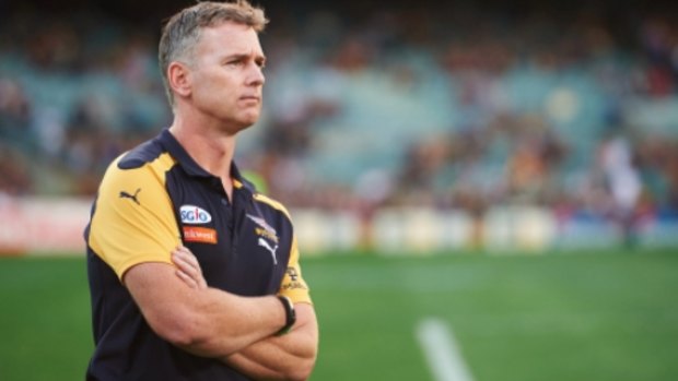 Adam Simpson is staying focused with a tricky stretch of games ahead.