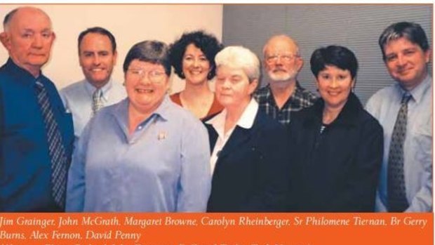 Joined the Society of the Sacred Heart: Sister Philomene Tiernan (front and centre).