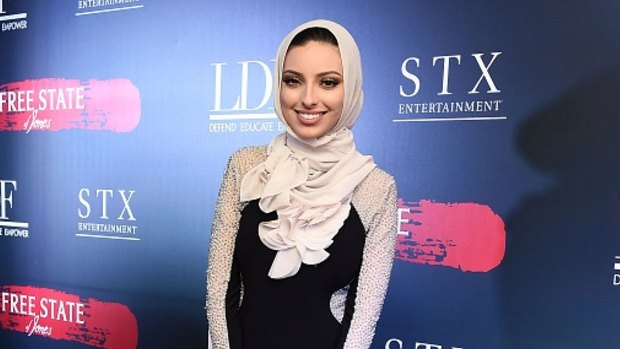 Muslim producer Noor Tagouri has been both praised and berated for appearing in Playboy fully clothed. 
