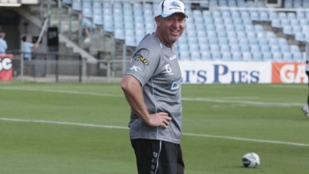 Experienced rugby league trainer Craig Catterick during his time with Cronulla last year.