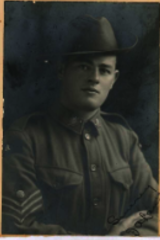 David Laird's grandfather, Fred Laird, in 1916. 