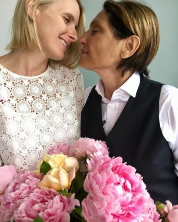 Elizabeth Gilbert and partner Rayya Elias
