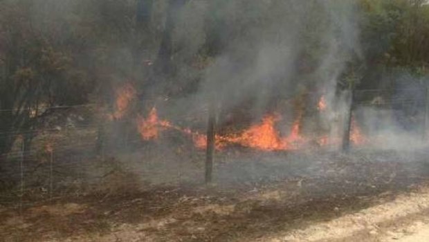 A bushfire is bearing down on parts of Brunswick. 