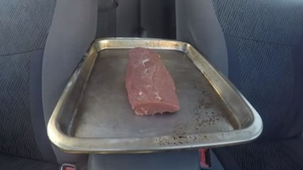In the ''Unconventional Oven'', chef Matt Moran placed a lamb loin in a locked car at 27.1 degrees.
