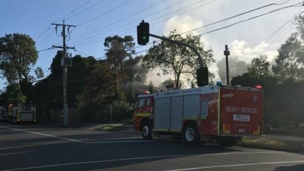 Two pythons and their owners had a lucky escape from a house fire in Ringwood.