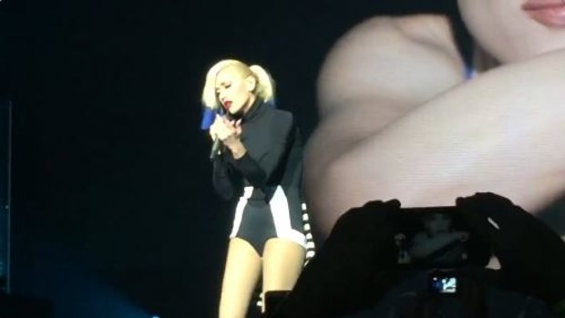 Gwen Stefani performing in New York over the weekend.