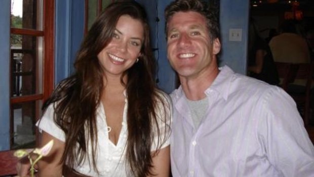Brittany Maynard (L) with her husband Dan Diaz.