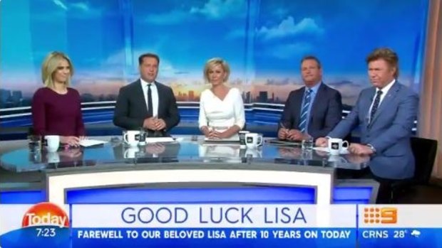 Today Show hosts react to Lisa Wilkinson's departure.