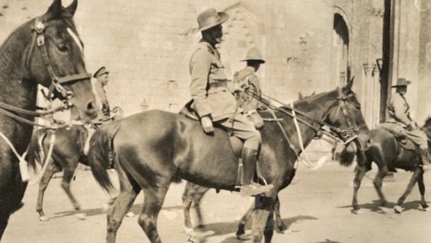 Australia's Harry Chauvel in Cairo circa 1914-15, then commanding the 1st Australian Light Horse Brigade.