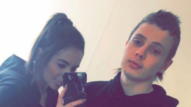 The victim of a stabbing in Bendigo, 18-year-old Hayden Coleman, with his sister Manny.