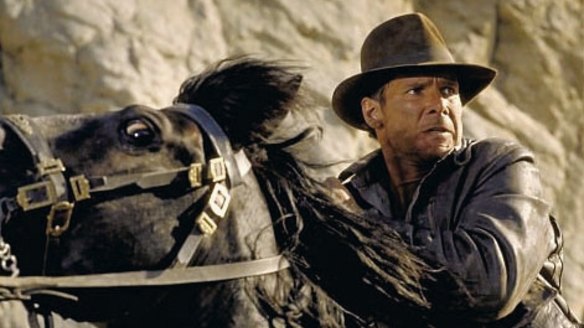 The crusade continues ... Harrison Ford as Indiana Jones in the <i>The Last Crusade</i> in 1989.