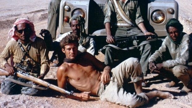 Sir Ranulph Fiennes working in the army of the Sultan of Oman in the late 1960s.
