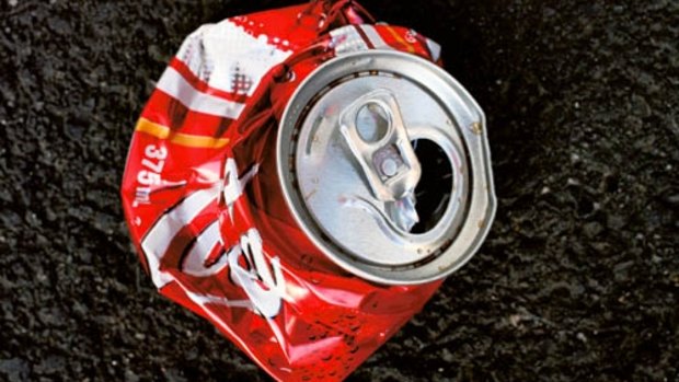 Aluminium cans and plastic bottles are among the containers eligible for the NSW ''cash for cans'' program. 