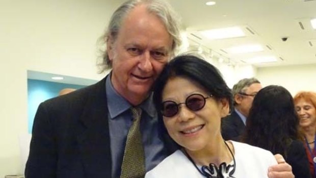 Sheri Yan and her husband Roger Uren, a former assistant director-general at the Office of National Assessments.