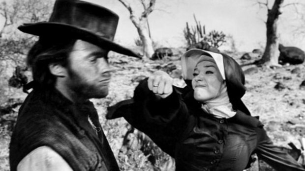 Two Mules For Sister Sarah, starring Clint Eastwood and Shirley McLaine.