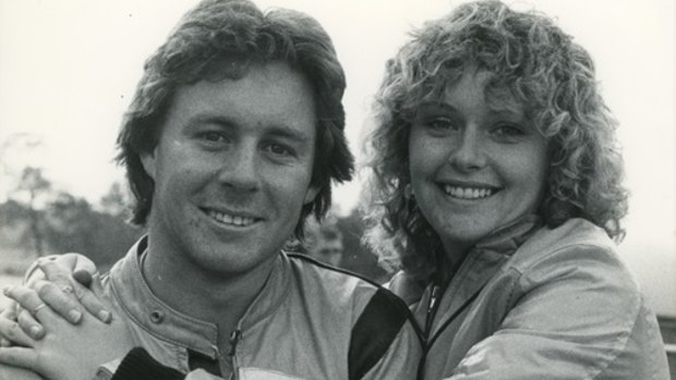 Wayne Gardner and his his Wollongong sweetheart Donna Forbes.