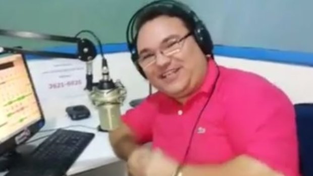 Gleydson Carvalho's radio show was on air when he was killed.