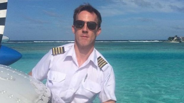 Gareth Morgan, 44, the pilot of the Sydney Seaplane.
