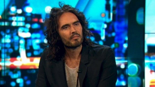 Russell Brand brought his eccentric political commentary to The Project on Friday.


