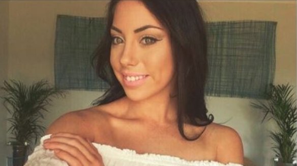 Ruby Campbell was just behind the first two girls who fell at the Falls Festival. 