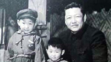 Xi Zhongxun and his sons.