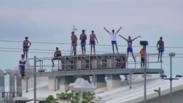 The detention centre riot ringleaders have been moved to Brisbane.