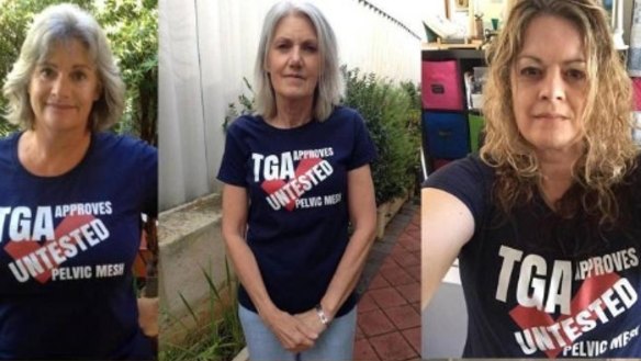 Women from around Australia who have suffered severe complications after mesh surgery.