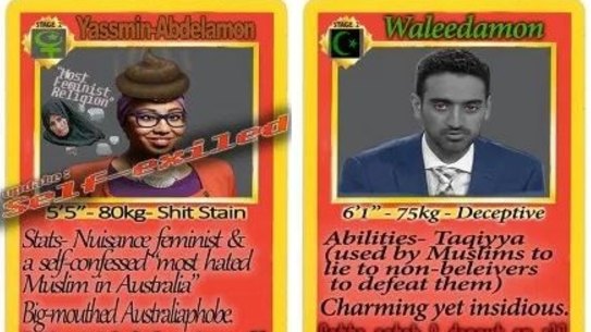 Yassmin Abdel-Magied being targeted in a racist campaign.