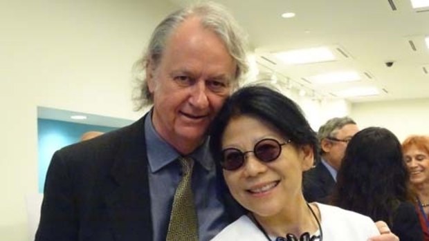 Sheri Yan and her husband Roger Uren, a former analyst at the Office of National Assessments.