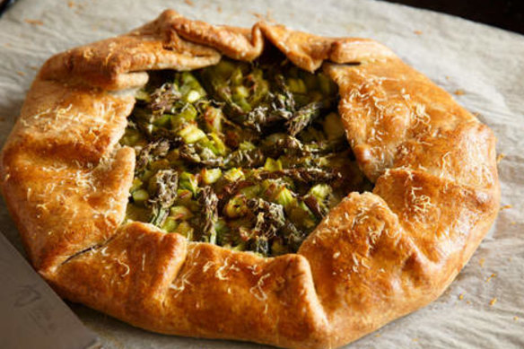 Spear carrier: Celebrate asparagus season with this simple tart.
