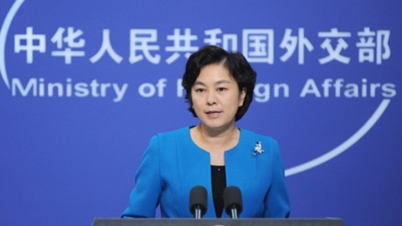 China's Foreign Ministry spokeswoman Hua Chunying says Australian citizens were detained by Shanghai police.