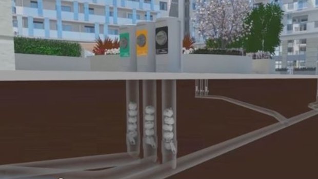 Australia's first-ever underground pneumatic waste system has been suggested for the Queens Wharf project in Brisbane.
