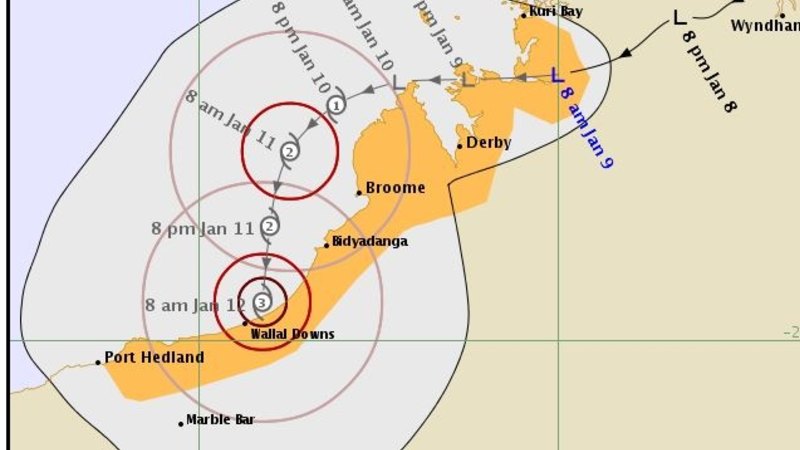Port Hedland Added To Warning Zone As Cyclone Threatens Nw