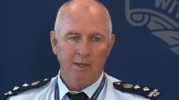 Police confirmed Chief Superintendent Terry Borland was under review.
