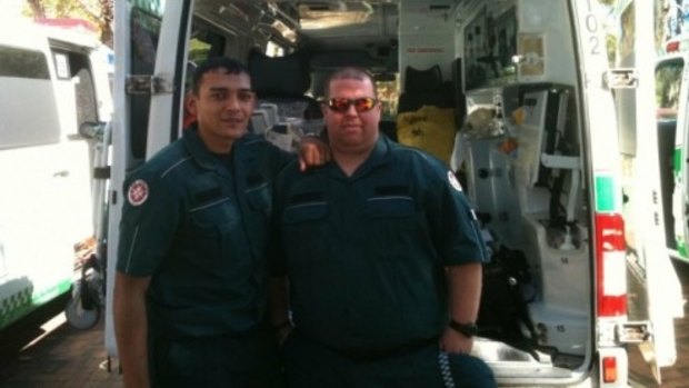 Wes, left, is fighting for his life in Royal Perth Hospital following a head-on collision. 