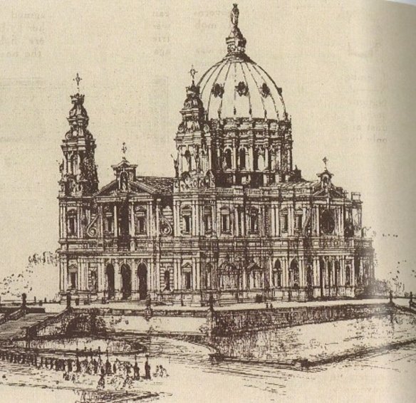 The proposed Holy Name Cathedral in Brisbane.