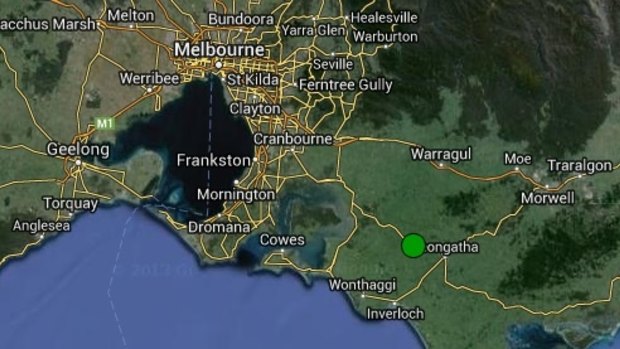 The earthquake hit just north of Korumburra at 3.34am on Wednesday.