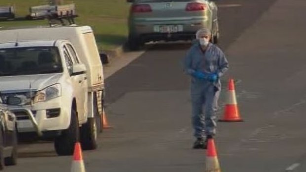 The homicide squad is investigating the shooting death of a man at Booval.