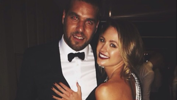 Jesinta Campbell has shot down rumours about her fiance Buddy Franklin.