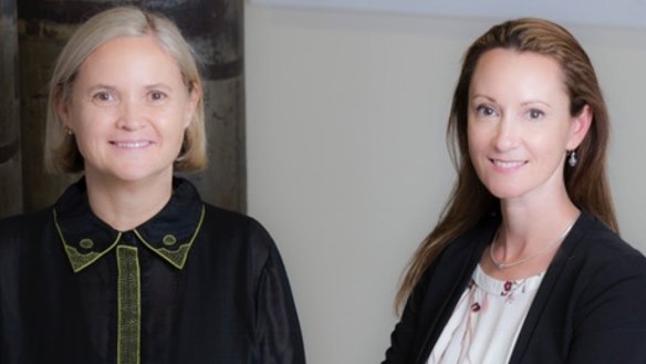  SpeeDx chief scientist Alison Todd and co-founder Elisa Mokany. 