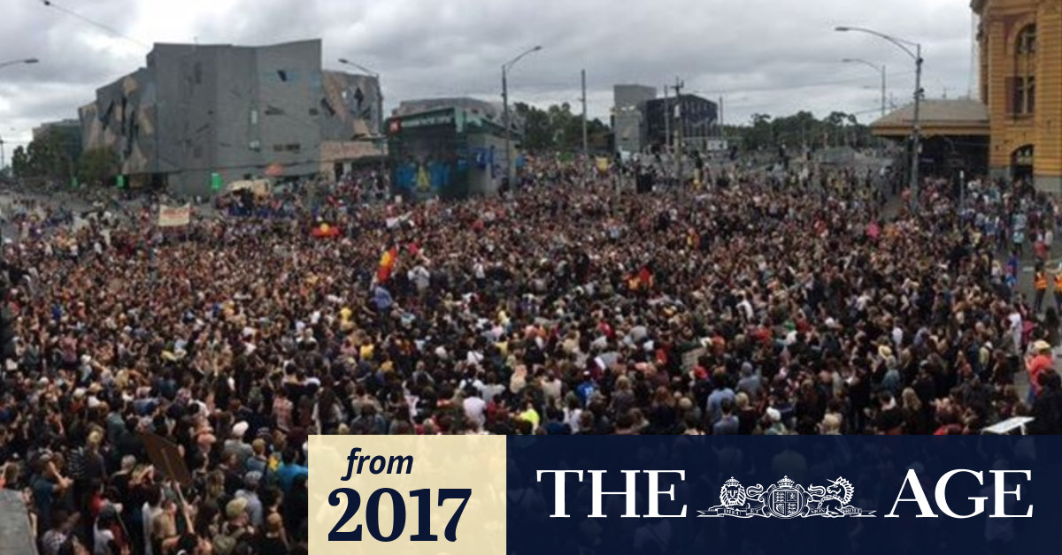 Invasion Day Melbourne Rally Draws Tens Of Thousands Of Protesters