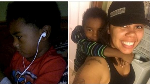 Photos posted publicly to Facebook by Sydney Shelton of her son, Cayden: "He is loved."