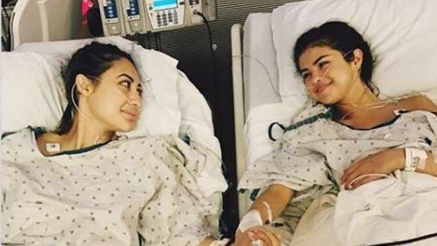 Selena Gomez with her friend and kidney donor, Francia Raisa.