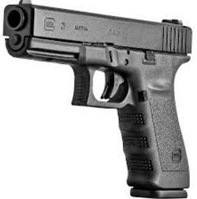 A glock gun, popular on the black market