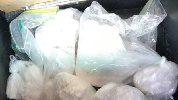 Police have allegedly seized more than half a kilogram of cocaine.