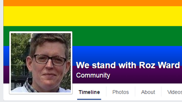 The Facebook page in support of Roz Ward has already got more than 5000 likes. 
