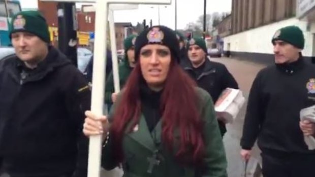 Jayda Fransen, leader of the fringe anti-Islam party Britain First, said she was "delighted" by Donald Trump's retweets.