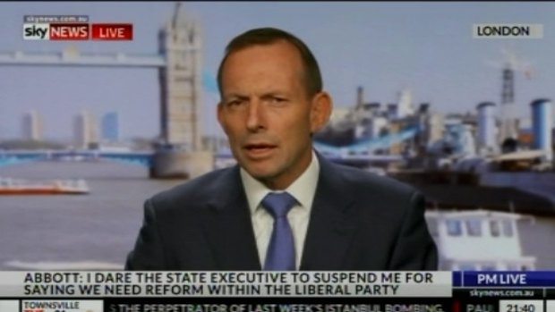 Tony Abbott has spoken out a number of times since he was toppled in September