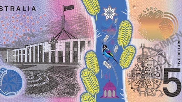 The Reserve Bank of Australia has revealed the new $5 note.